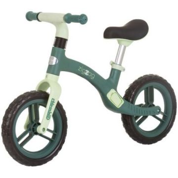 Bicicleta copii 2-5 ani, fara pedale, Zig Zag Green, Chipolino DIKZZ02403GR