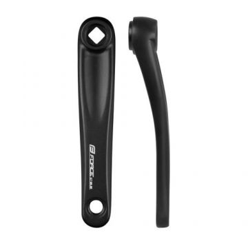 Brat pedalier stanga Force C8.5 Al 170 mm, Negru