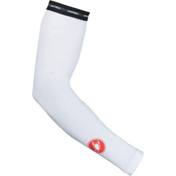 Incalzitoare brate Castelli UPF 50+, XL, Alb