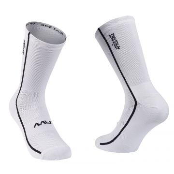 Northwave - sosete ciclism - Apres Race - inaltime 18 cm - alb