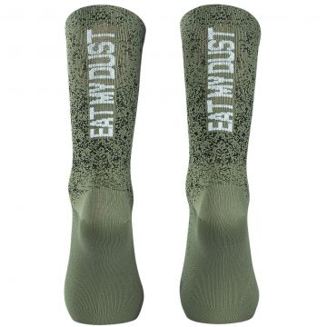 Northwave - sosete ciclism - Eat My Dust - inaltime 18 cm - verde Forest Green