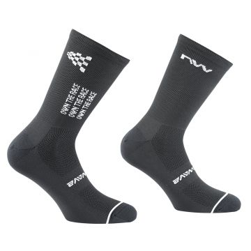 Northwave - sosete ciclism - Own The Race - inaltime 18 cm - negru