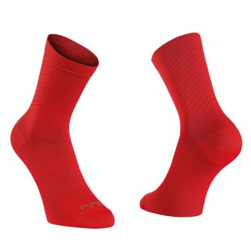 Northwave - sosete ciclism - Switch - inaltime 15 cm - rosu