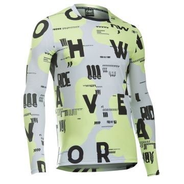 Northwave - tricou ciclism maneca lunga - Bomb Type Jersey Long Sleeve - Cool Matcha | Light Grey