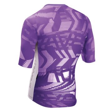 Northwave - tricou ciclism maneca scurta - Blade AIR Jersey Short Sleeve - Dark Purple | White