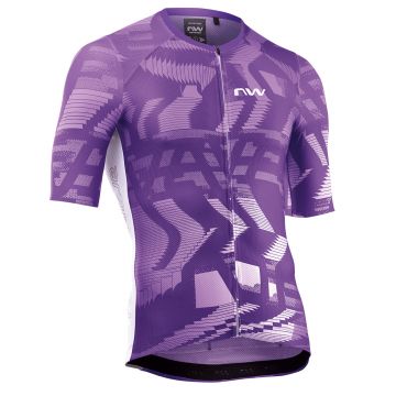 Northwave - tricou ciclism maneca scurta - Blade AIR Jersey Short Sleeve - Dark Purple | White
