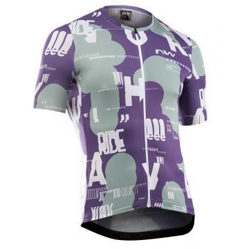 Northwave - tricou ciclism maneca scurta - Blade Type Jersey Short Sleeve - Sage | Dark Purple