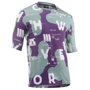 Northwave - tricou ciclism maneca scurta - Bomb Type Jersey Short Sleeve - Sage | Dark Purple