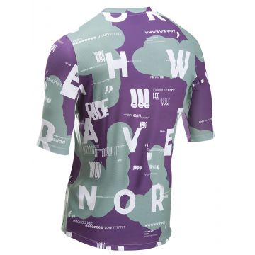 Northwave - tricou ciclism maneca scurta - Bomb Type Jersey Short Sleeve - Sage | Dark Purple