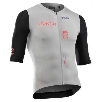 Northwave - tricou ciclism maneca scurta - Extreme EVO Jersey Short Sleeve - Light Grey