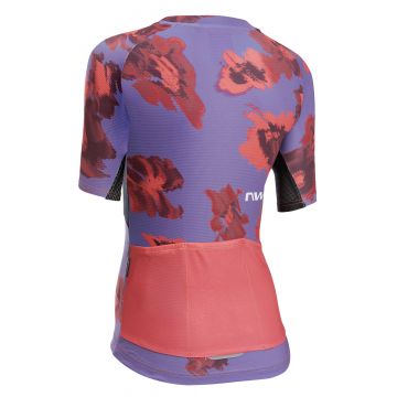Northwave - tricou ciclism maneca scurta - Force EVO Woman Jersey Short Sleeve - Dark Purple | Radiant Red