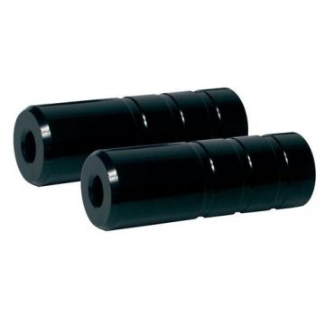 Pereche peguri BMX 38/ 110/ 10mm otel, Negru