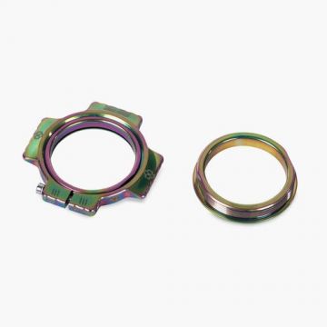 Piulita pretensionare rulmenti pedalier Muc-Off Crank Preload Ring Iridescent
