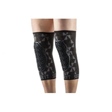 Protectii genunchi Seryt Arlecchino M, Gri/Negru