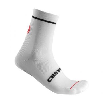 Sosete Castelli Entrata 13 unisex, L/XL, 40-43, Alb