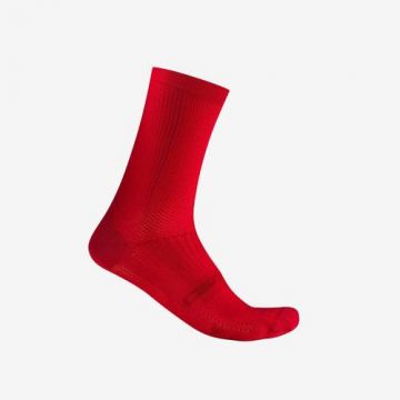 Sosete Castelli Espresso 18, unisex, L/XL, 40-43, Rosu