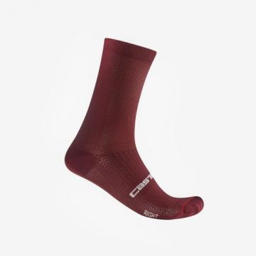 Sosete Castelli Espresso 18, unisex, L/XL, 40-43, Visiniu