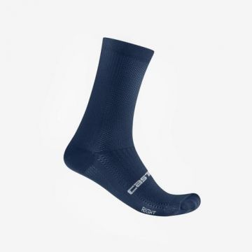 Sosete Castelli Espresso 18, unisex, S/M, 35-39, Albastru