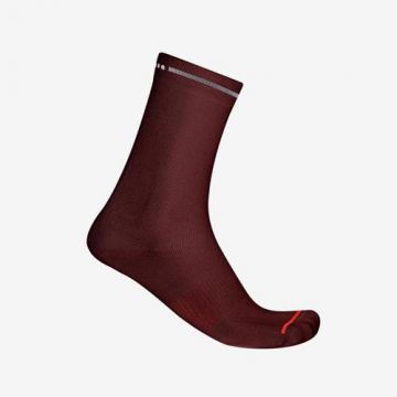 Sosete Castelli Premio EVO 18, unisex, L/XL, 40-43, Visiniu