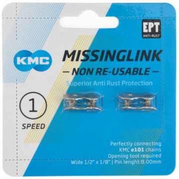 Za Rapida KMC Missing Link 101NR EPT Silver Single-Speed