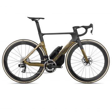 Bicicletă șosea race aero Orbea ORCA AERO M11eLTD - Olive Green (Gloss) | Carbon Raw (Matt)