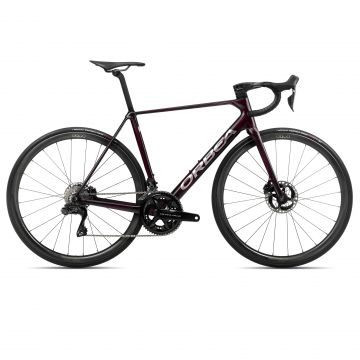 Bicicletă șosea race Orbea ORCA M10iLTD PWR - Wine Red Carbon View | Titanium (Gloss)