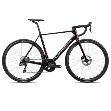 Bicicletă șosea race Orbea ORCA M20iTEAM - Wine Red Carbon View | Titanium (Gloss)