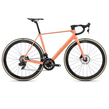 Bicicletă șosea race Orbea ORCA M21eLTD PWR - Orange Cloud (Matt) | Stone Blue (Matt | Gloss)