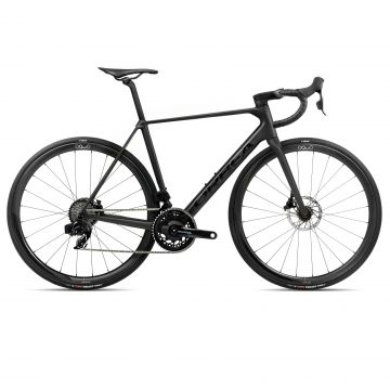 Bicicletă șosea race Orbea ORCA M21eTEAM PWR - Vulcano | Black(Matt) Black(Gloss)