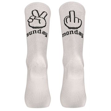 Northwave - sosete ciclism - Sunday Monday Sock - White