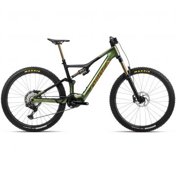 Orbea RISE M-TEAM Chameleon Goblin Green (Gloss)-Black (Matt) - bicicletă electrică eMTB Trail