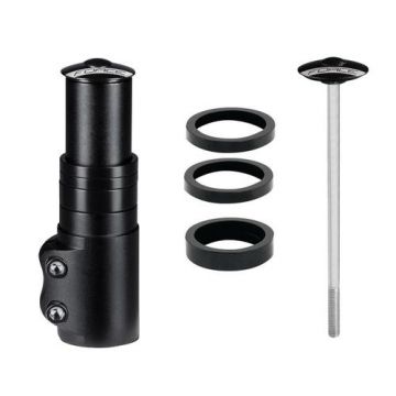 Prelungitor gat furca Force F-ECO 1.1/8 aluminiu, Negru