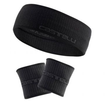 Set bentita si mansete Castelli BB 1981 Sweat UNI, Negru