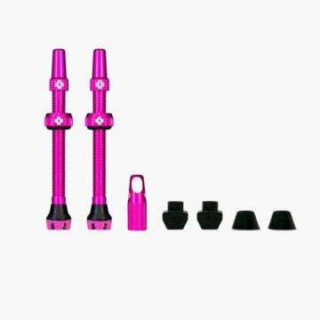 Valve tubeless Muc-Off Tubeless Valves V2 44mm, Roz