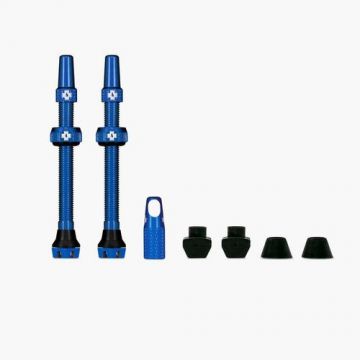 Valve tubeless Muc-Off Tubeless Valves V2 60mm, Albastru