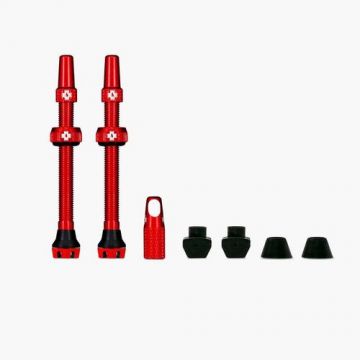 Valve tubeless Muc-Off Tubeless Valves V2 60mm, Rosu