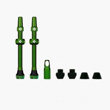Valve tubeless Muc-Off Tubeless Valves V2 60mm, Verde