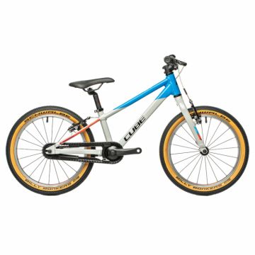 Bicicleta Copii Cube Cubie 180 SL Teamline 2021 - 18 Inch, Alb-Albastru