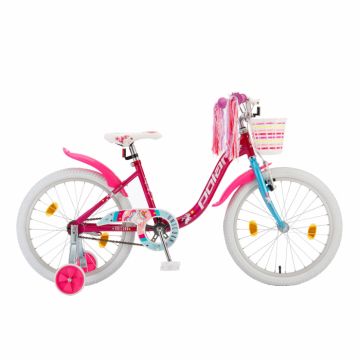 Bicicleta Copii Polar Unicorn Single - 20 Inch, Roz