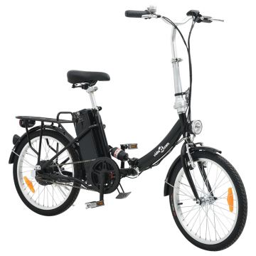 Bicicletă electrică pliabilă cu baterie litiu-ion, aliaj aluminiu