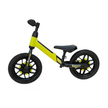 Bicicleta fara pedale DHS Baby Qplay Spark, Verde, 12 inch