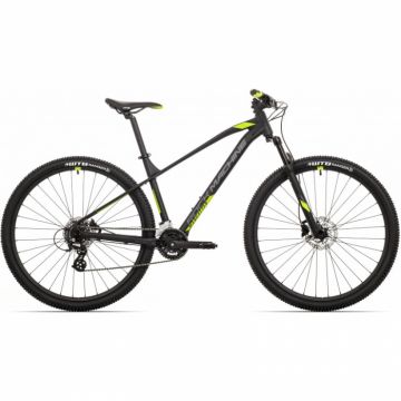 Bicicleta Rock Machine Manhattan 40-29 2 29 Negru Gri Galben Neon M-17