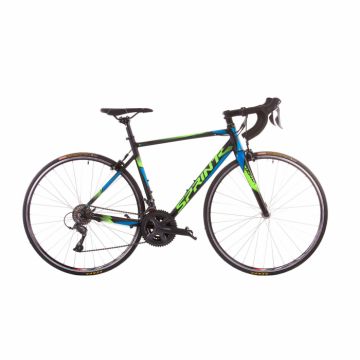 Bicicleta Sprint Monza Race 28 Negru Verde Neon 530mm