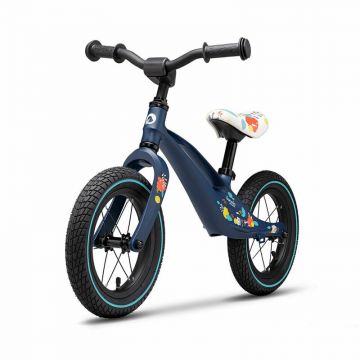 Bicicleta fara pedale, Lionelo, Bart Air, Usoara, Cu roti gonflabile, Cu cadru din magneziu, Cu ghidon si sa reglabile, Greutate 3.8 Kg, 12 inch, Conform cu standardul european de securitate EN71, Albastru