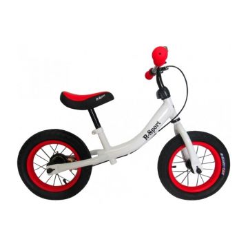R-Sport - Bicicleta fara pedale R3, 10 , Alb/Rosu