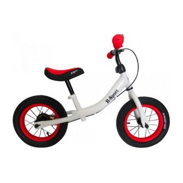 Bicicleta fara pedale R-Sport R3 - Alb - Rosu