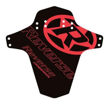 Aparatoare Reverse logo, Negru/Rosu