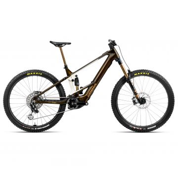 Bicicletă electrică eMTB Enduro Orbea WILD M-LTD - Caramel Carbon View (Gloss) | Cream White (Matt)