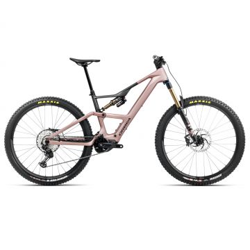Bicicletă electrică eMTB Trail Orbea RISE LT M10 630W - Desert Rose | Carbon Raw (Matt)