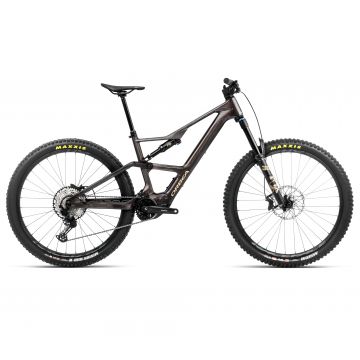 Bicicletă electrică eMTB Trail Orbea RISE LT M20 630W - Cosmic Carbon View | Golden Sand (Gloss)